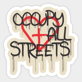 Occupy All Streets Sticker